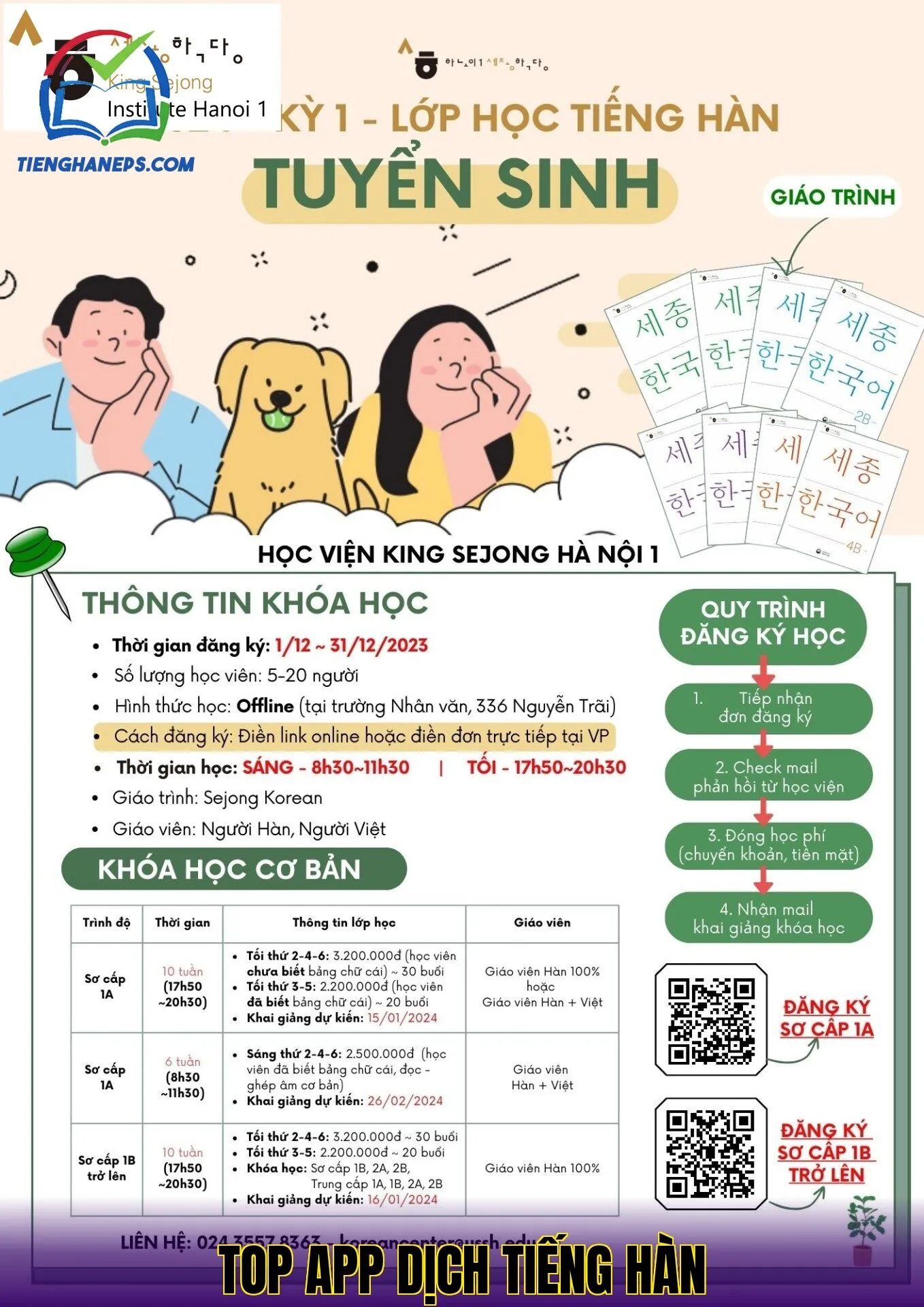 Top app dịch tiếng Hàn