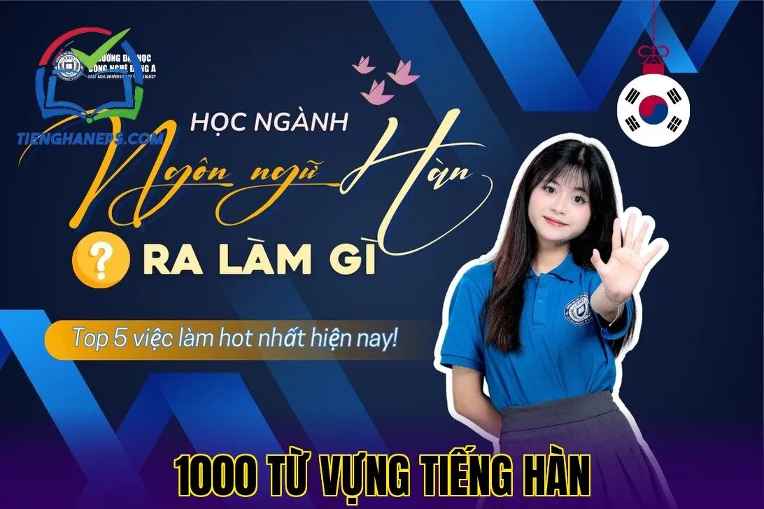 1000 từ vựng tiếng Hàn