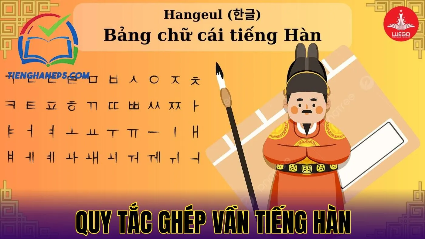 Quy tắc ghép vần tiếng Hàn