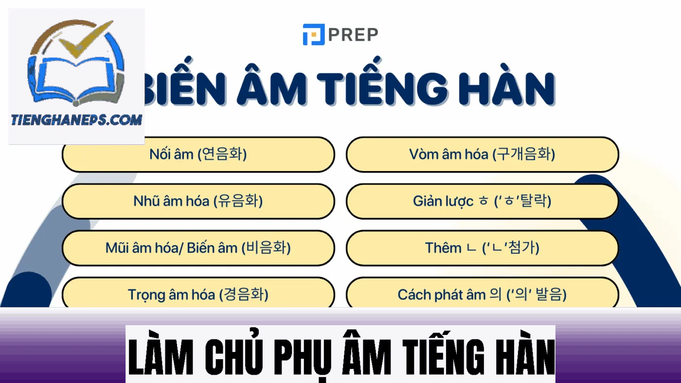 Làm chủ phụ âm tiếng Hàn