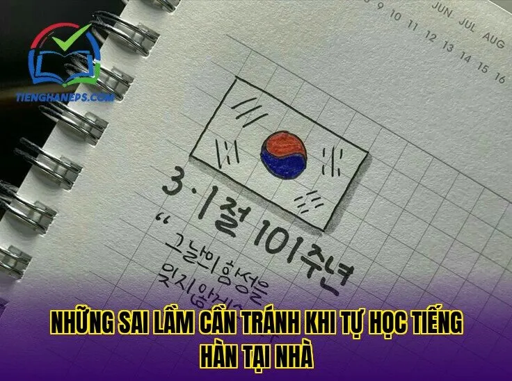 Những sai lầm cần tránh khi tự học tiếng Hàn tại nhà