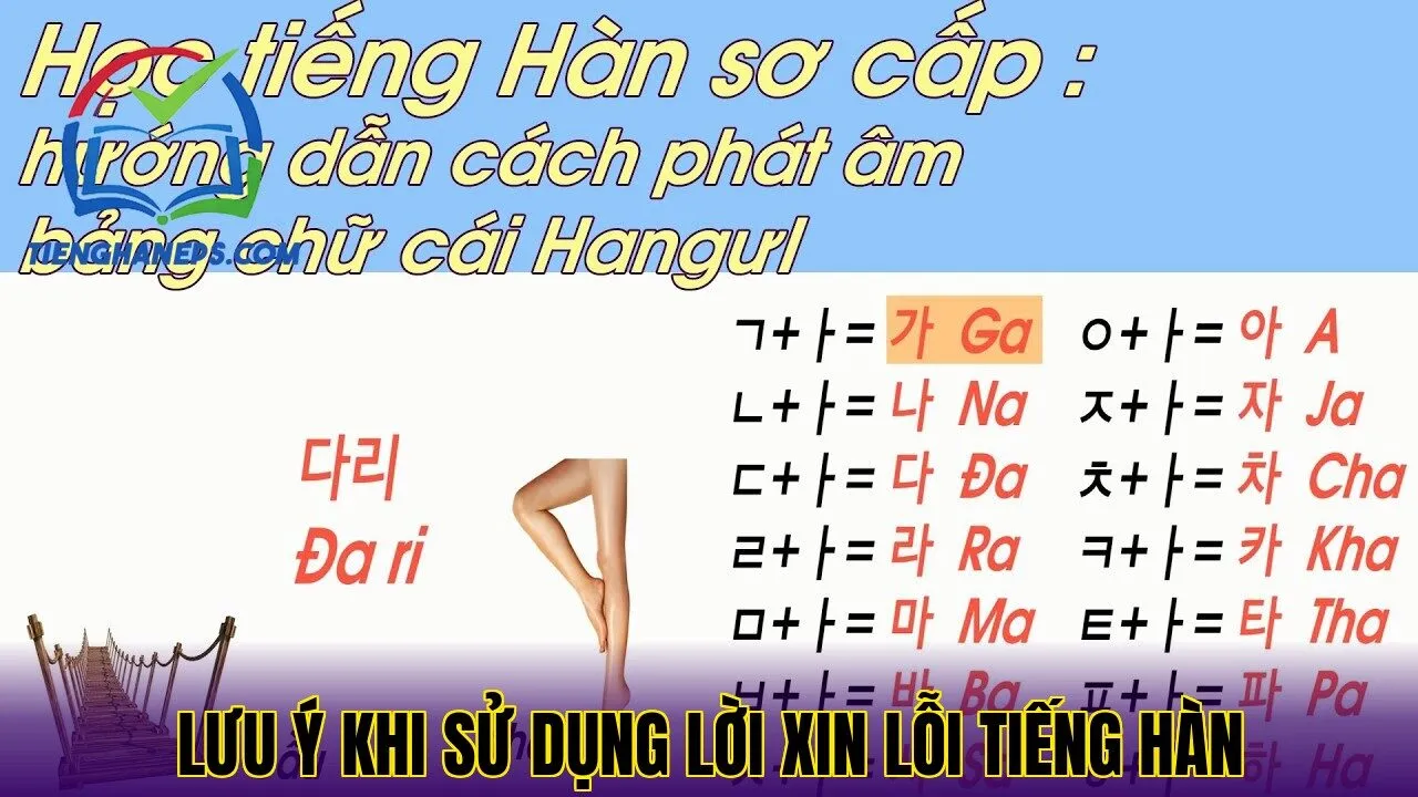 Lưu ý khi sử dụng lời xin lỗi tiếng Hàn