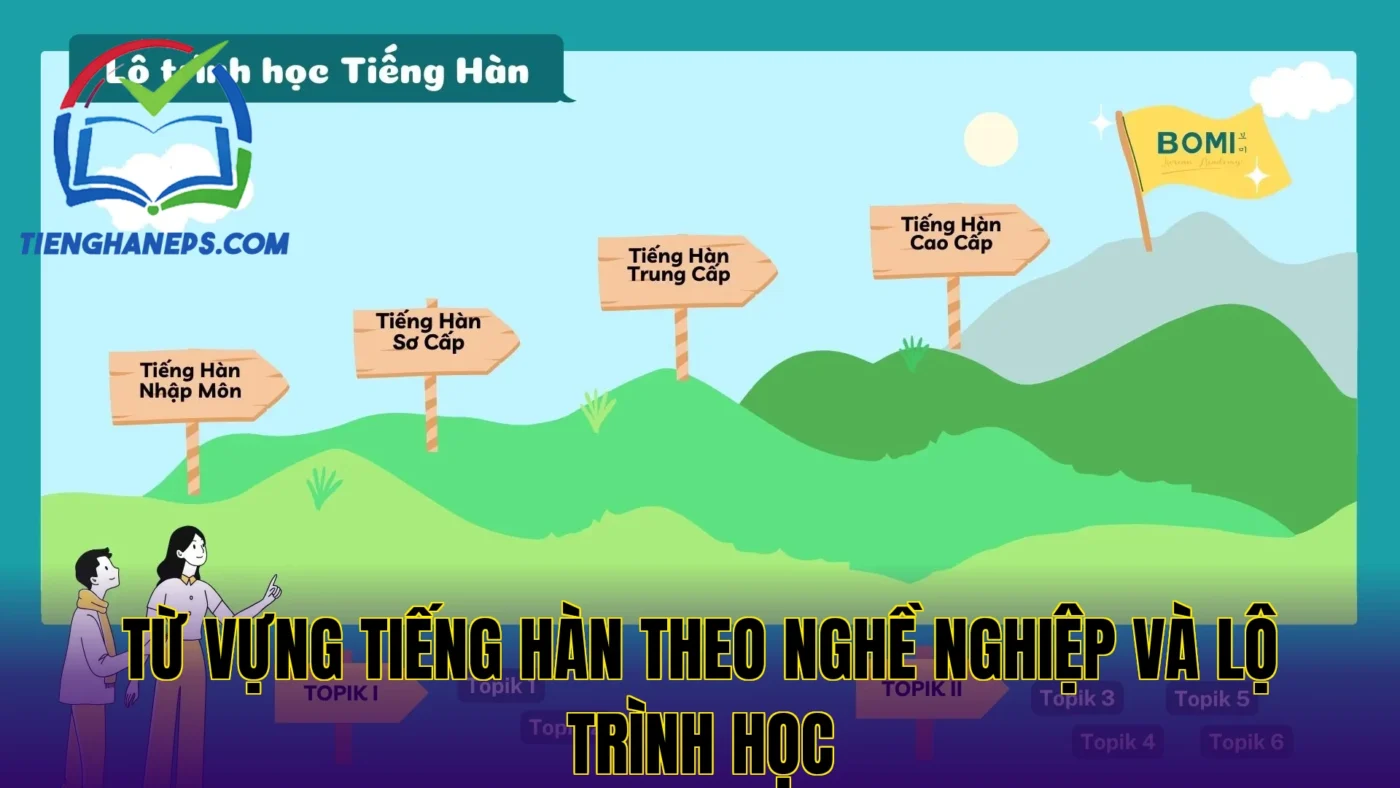 Từ vựng tiếng Hàn theo nghề nghiệp và lộ trình học