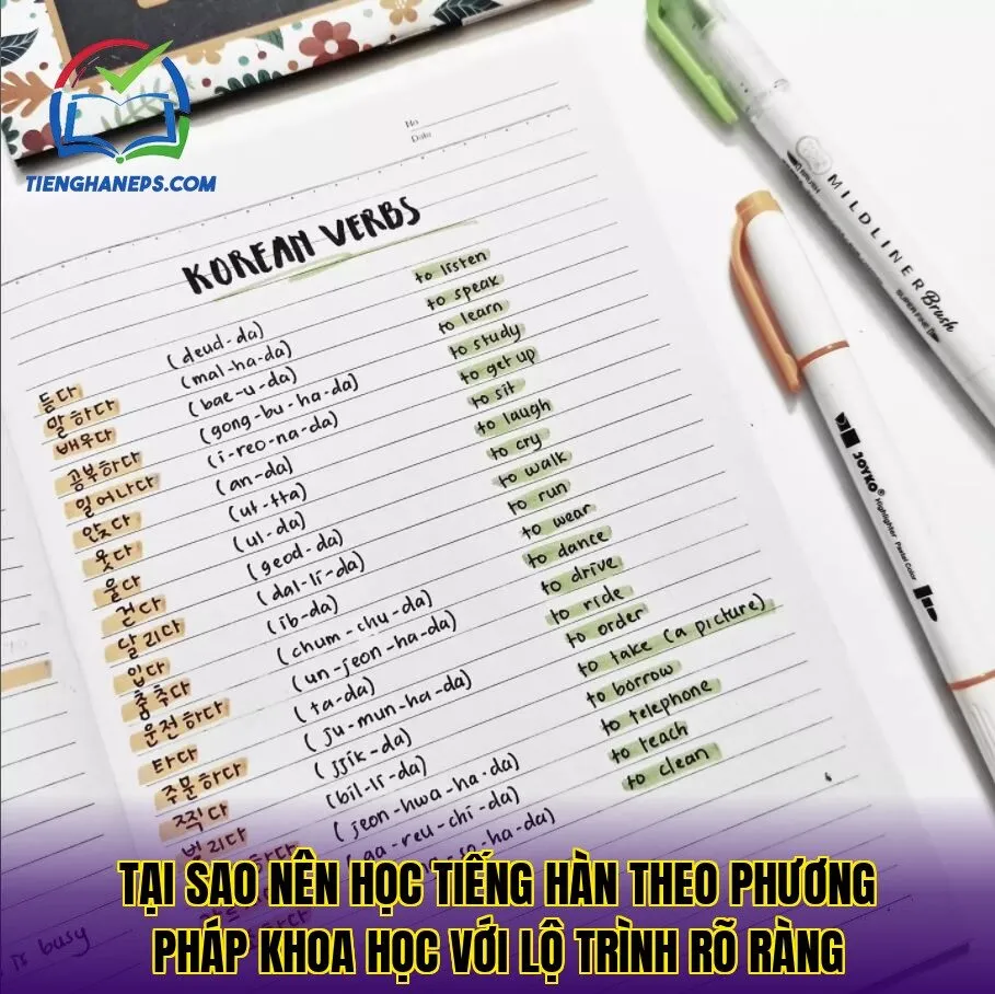 Tại sao nên học tiếng Hàn theo phương pháp khoa học với lộ trình rõ ràng