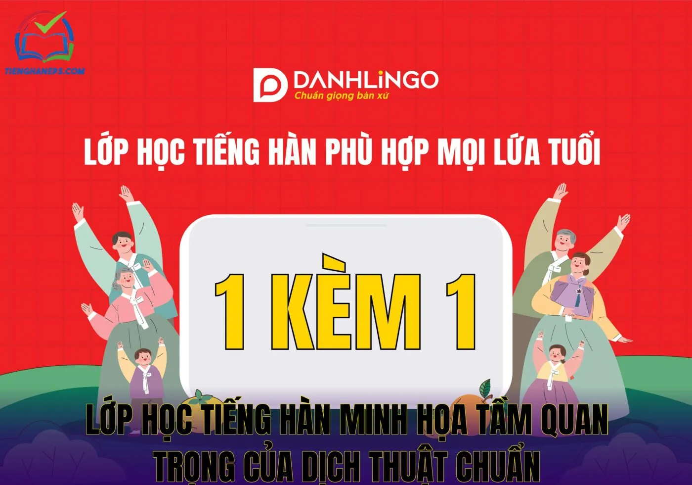 Lớp học tiếng Hàn minh họa tầm quan trọng của dịch thuật chuẩn