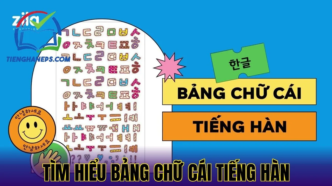 Tìm hiểu bảng chữ cái tiếng Hàn