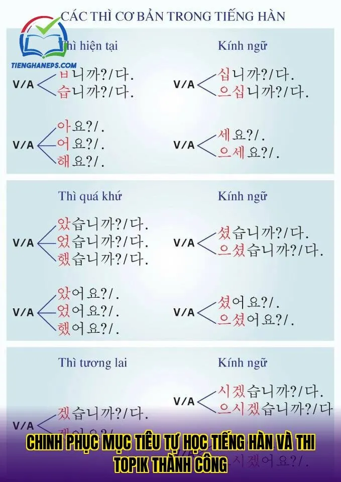 Chinh phục mục tiêu tự học tiếng Hàn và thi TOPIK thành công