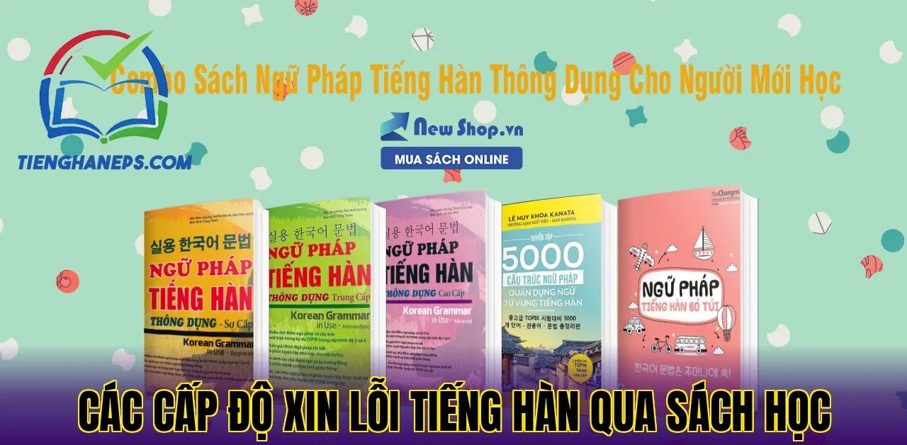 Các cấp độ xin lỗi tiếng Hàn qua sách học