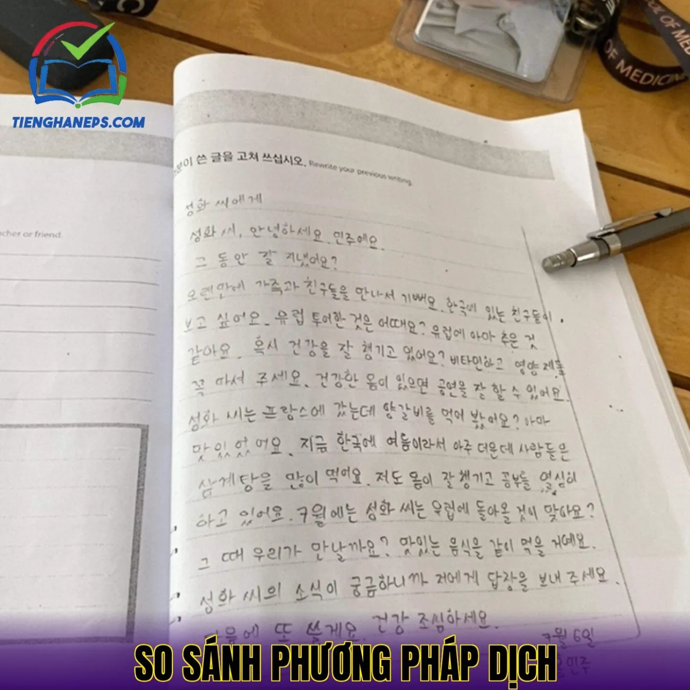 So sánh phương pháp dịch
