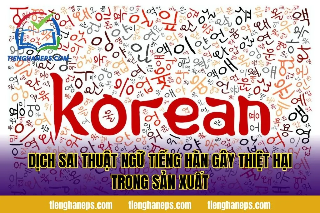 Dịch sai thuật ngữ tiếng Hàn gây thiệt hại trong sản xuất